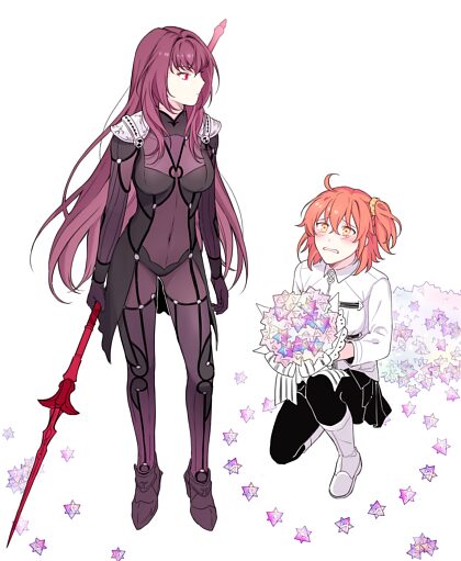Ritsuka Proposes To Scathach
