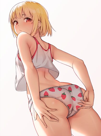 blonde in strawberry panties (by SOLar)[Artist's Original]