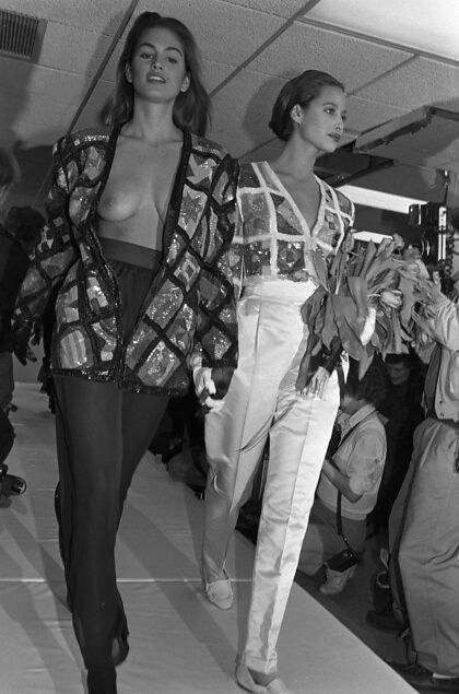 Cindy Crawford/Marc Jacobs F/W 1988 Desfile de Moda