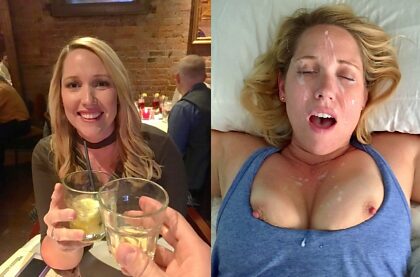 Before and After cum !!!