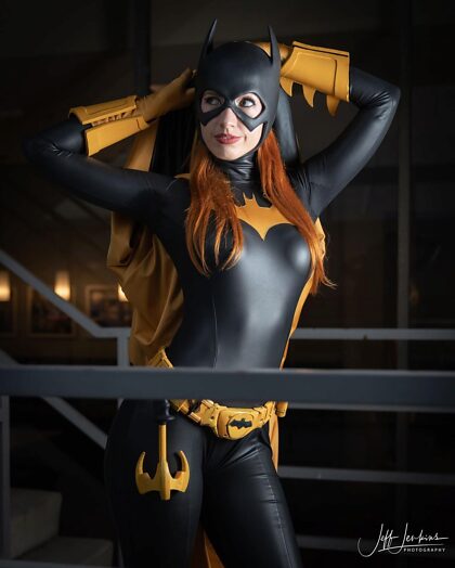 Batgirl autorstwa Amandy Lynne, sfotografowana przez Jeffa Jenkinsa