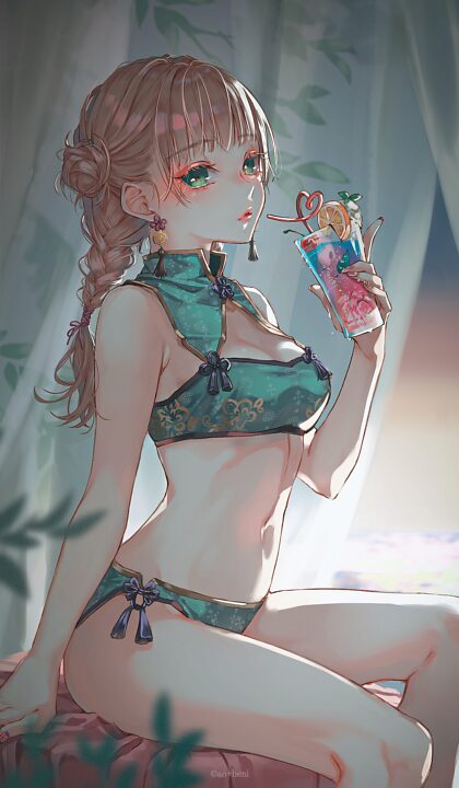 Chinese style swimsuit