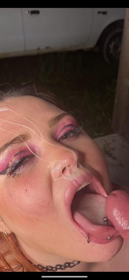 Nice puddle on my tongue to taste