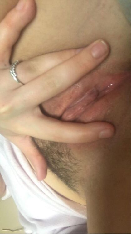 Would you fuck my wife while she plays with her pussy 