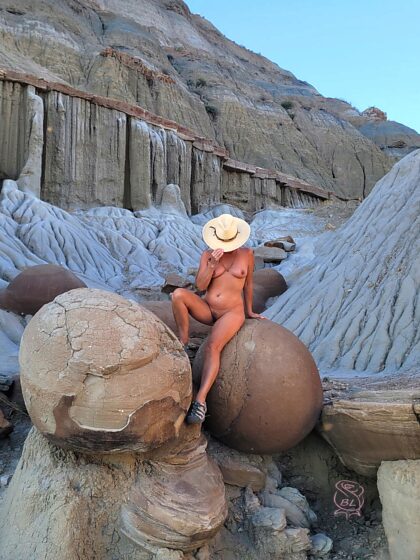 These big balls are called Cannonball Concretions