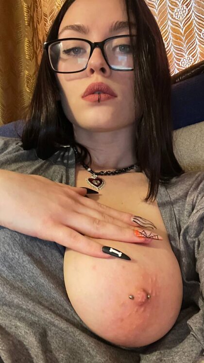I just want you to enjoy my big pierced tits