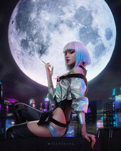 Lucyna Kushinada by felvelial Fandom: Cyberpunk: Edgerunners