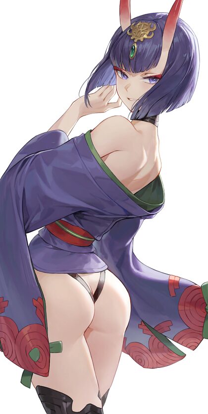 Shuten's perfect bubble butt perched atop her great thighs