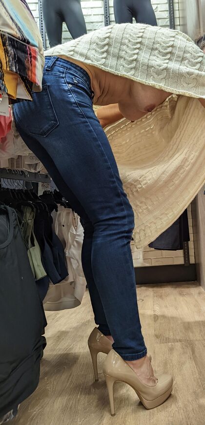 Wifey teasing while shopping, just thought it needed to be shared