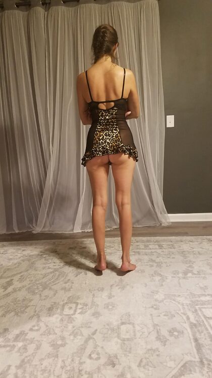 She's going to wear this to a swinger party, think she will get any attention?
