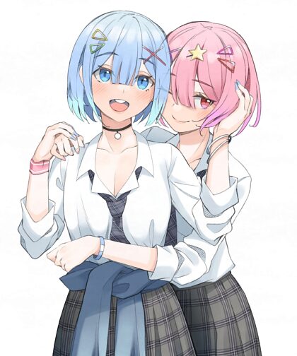 Rem and Ram at school