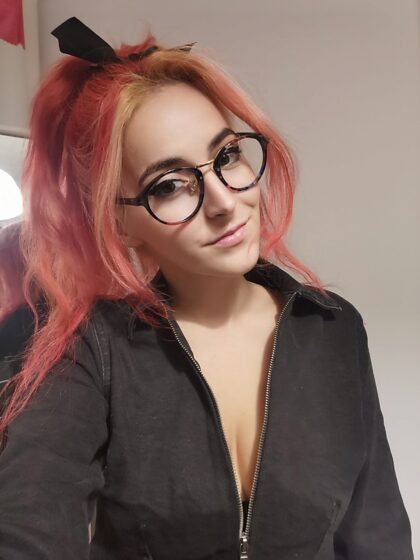 I think redhead with glasses are super cute