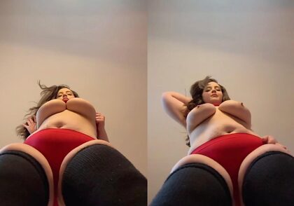 your view before I smother you with my huge ass and thighs ;)