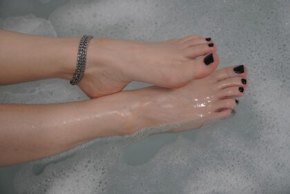 soft and shiny from the bath
