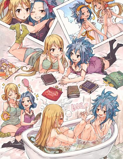 Lucy and Levy being adorable