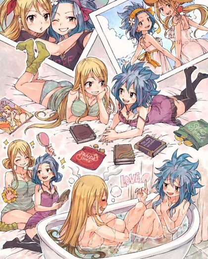 Lucy and Levy being adorable