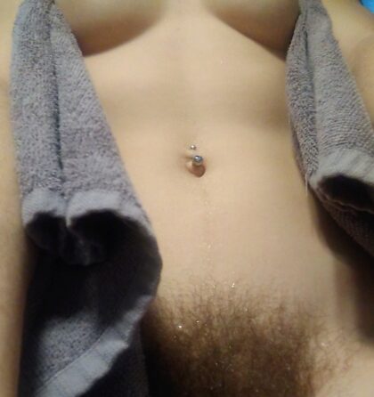 fresh from the shower.