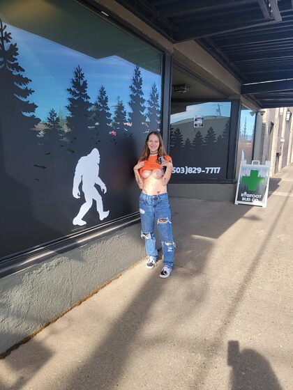 Sasquatch wanted some titty..