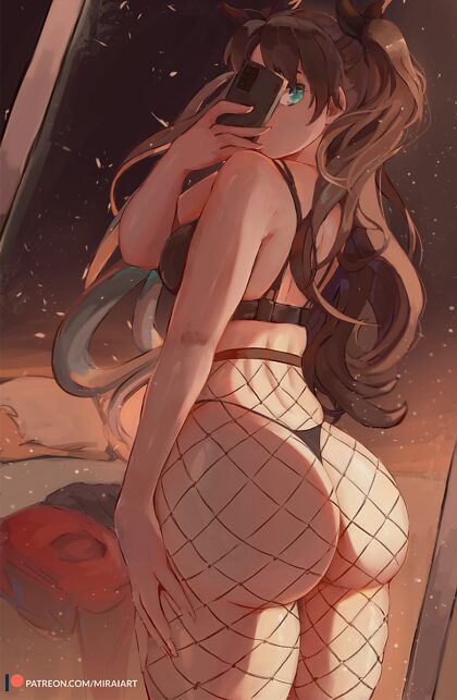 Rins ass in fishnet