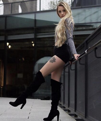 Simple black boots