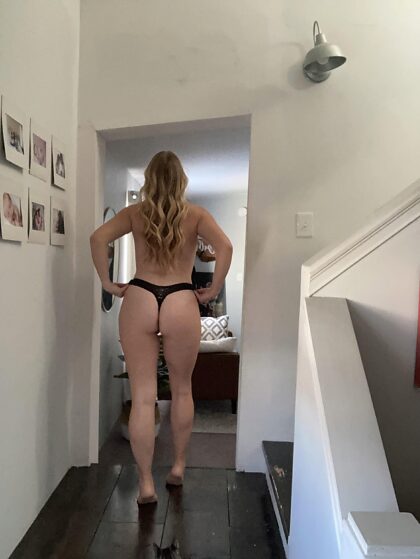 When she calls your name from the bottom of the stairs, wearing just a thong, waiting for you to follow her up to the bedroom, it’s a beautiful thing