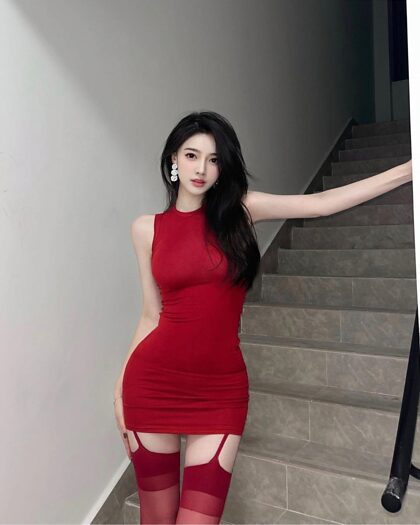 빨간 드레스
