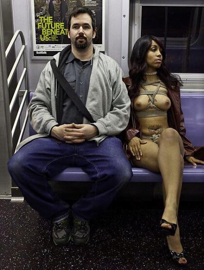 O metrô é sempre interessante