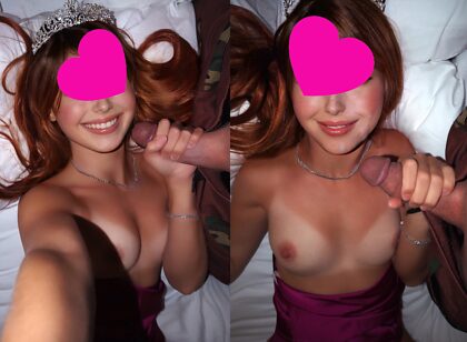 ur cum on my face was the perfect end to prom night! thank u, king!
