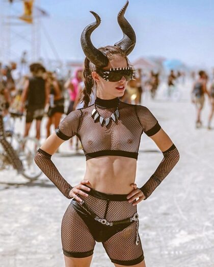 Diable chez Burning Man