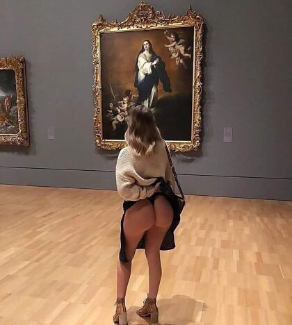Art at an art museum