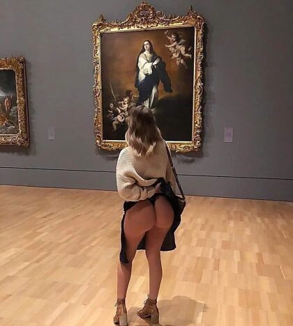 Arte em um museu de arte