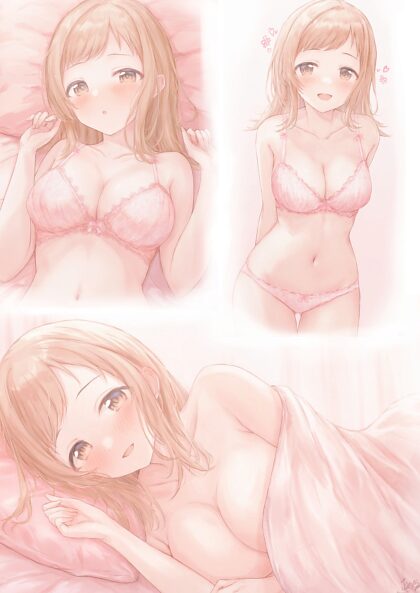 Sakuragi se desnuda para ir a la cama