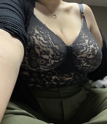 I miss wearing lingerie under my clothing at work 