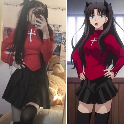 Rin cosplay de uhaly