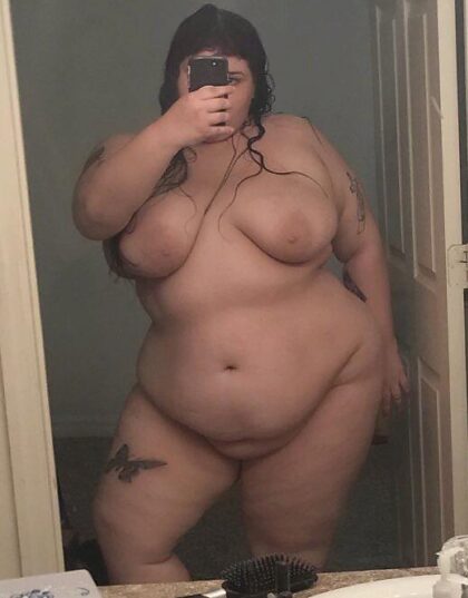 Selfie après une douche. Je me sentais tellement sexy