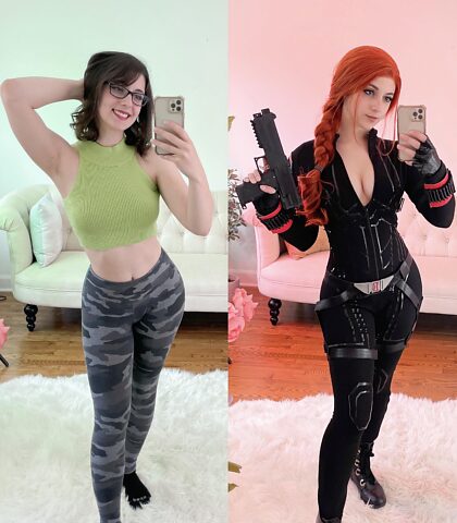 In and out of cosplay - Black Widow by Sara Mei Kasai