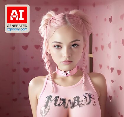I'm a petite, seductive Scandinavian with a perfect body, beautiful face, and pink pigtails. I love wearing cheerleader outfits with chokers and transparent clothing. Fucking love the camera.