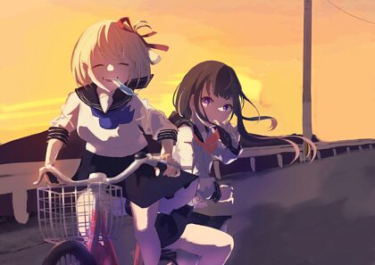 Afternoon ride with the waifu