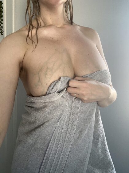 Morning veins fresh out the shower 