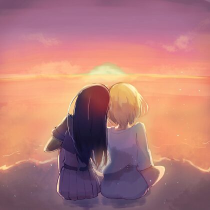 Watching the sunset