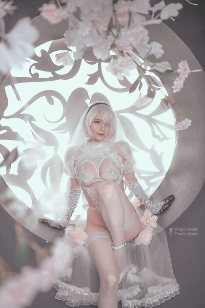 Nier Bride from Nier Automata by michi_kyunn