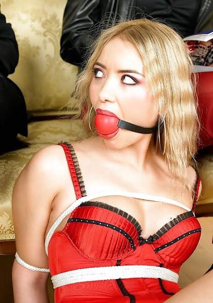 Don't give me that look or I'll get the bigger ballgag...