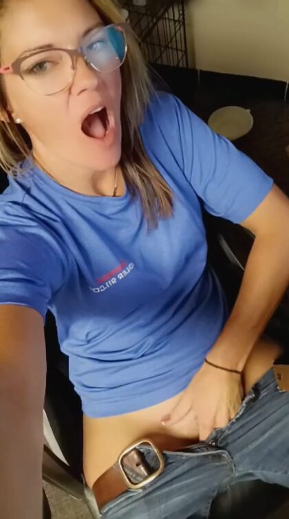 Orgasms at work are the best