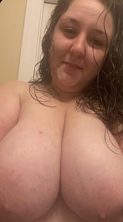 Another day having huge boobs :)