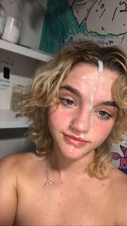 I feel better with cum on my face