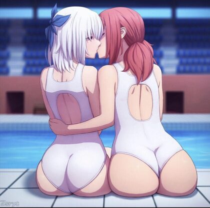 Some by-the-pool yuri