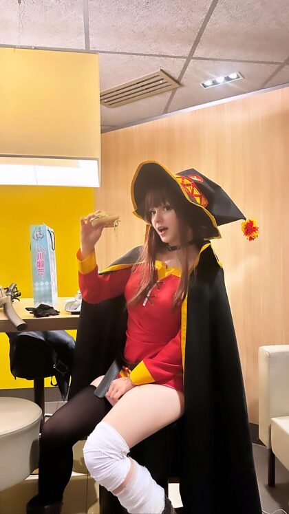 Megumin at Mc Donalds by me:p
