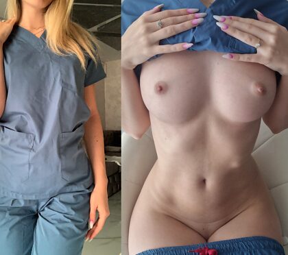 Meu corpo Sexy Nurse está pronto para ser usado diariamente