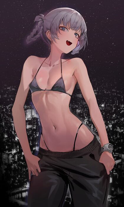 Nazuna en bikini