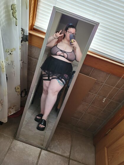 Wearing this to a festival next month. Debating on whether to wear pasties or not. What do you think?